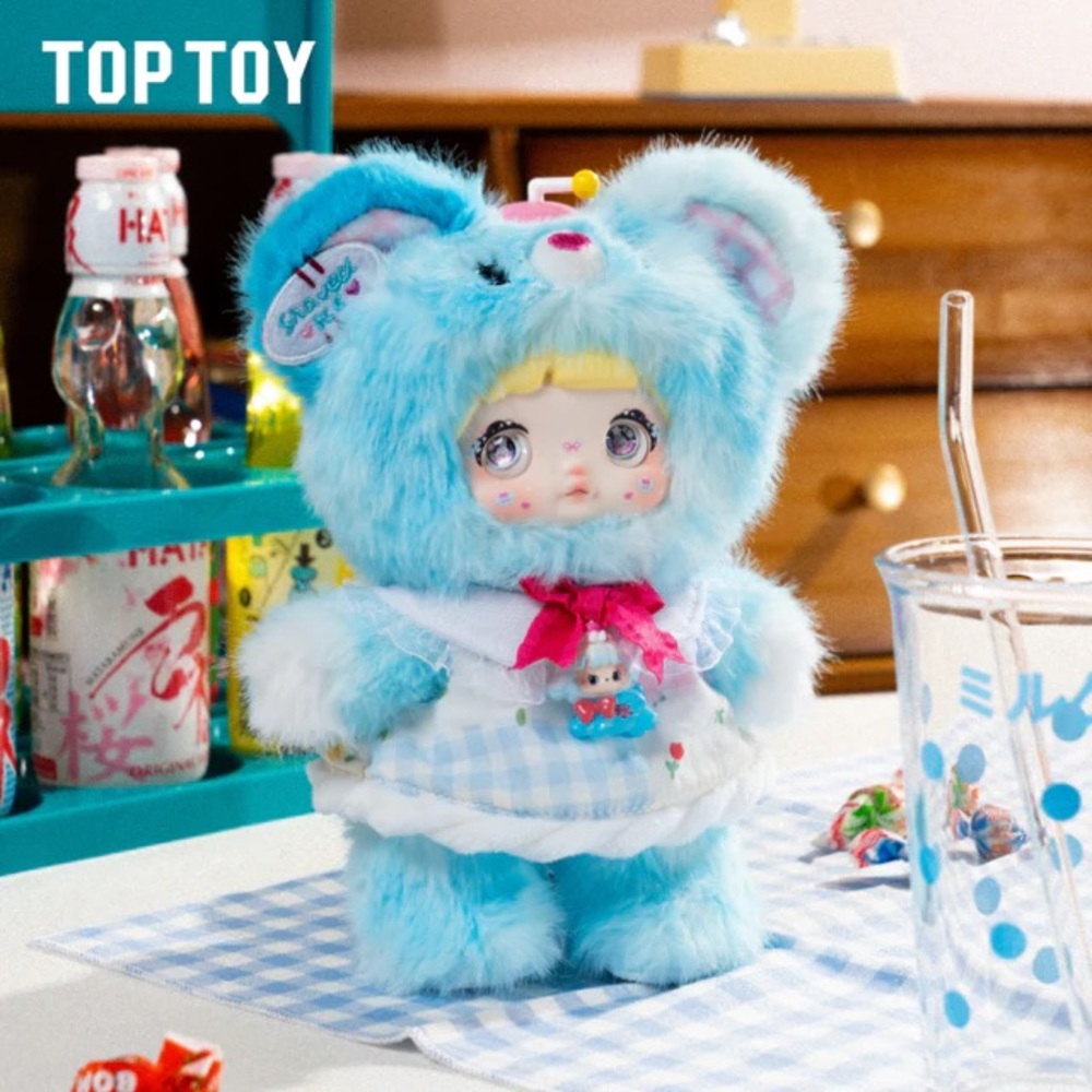 NOMMI About The Childhood Series Plush Pendant 
Collectible - blue bear